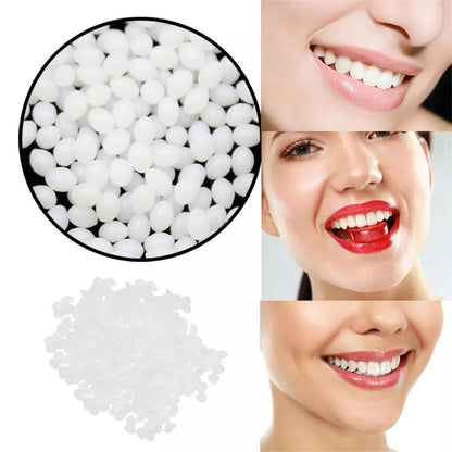 Moldable Tooth Repair Kit with Heat-Activated Polymer and Cold Setting