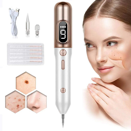 Plasma Pen for Skin Tags and Moles with 9 Intensity Settings and Rechargeable Battery