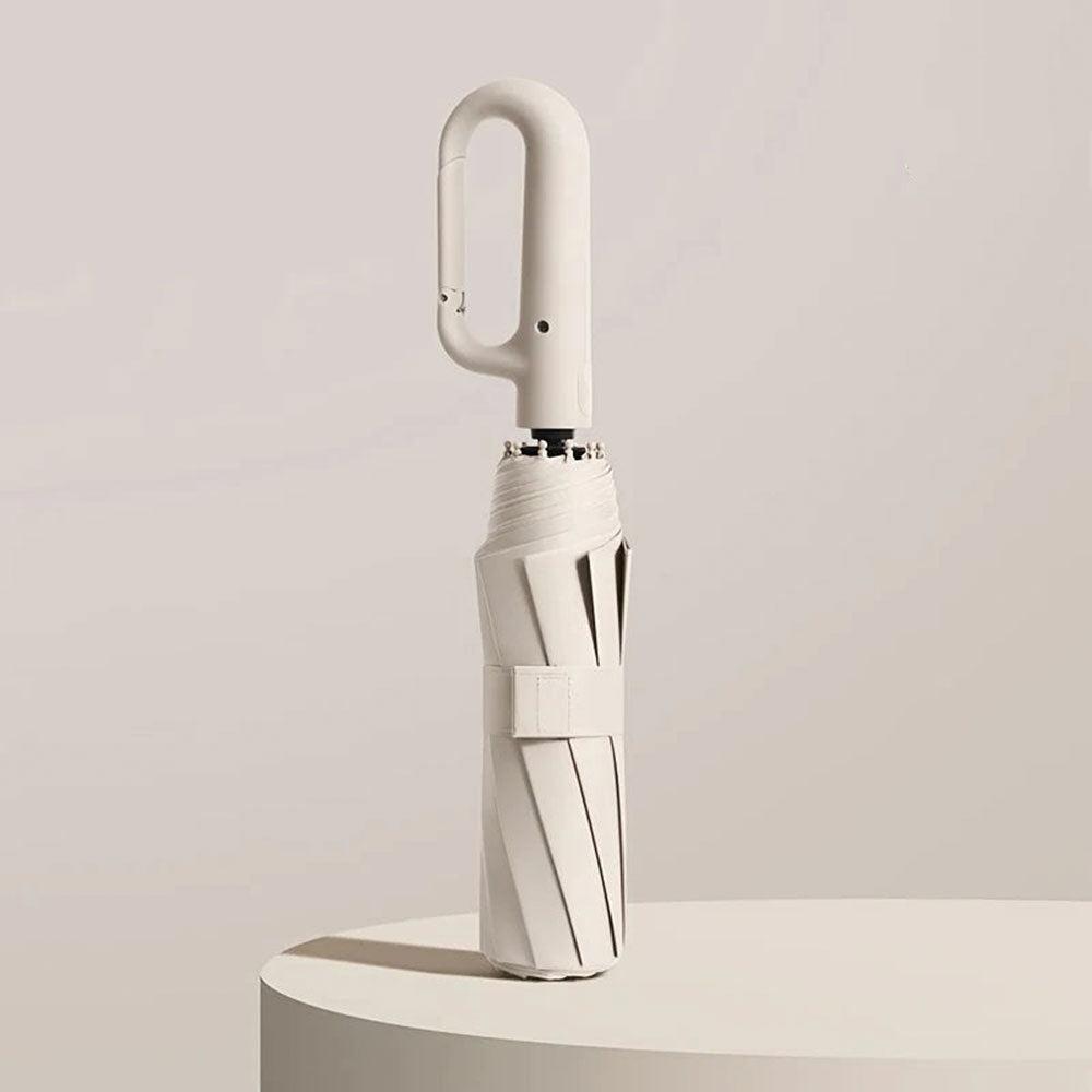 Automatic Compact Umbrella with Waterproof Canopy and Reinforced Frame, UV Protection