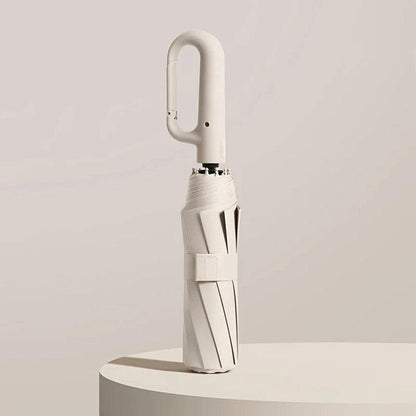 Automatic Compact Umbrella with Waterproof Canopy and Reinforced Frame, UV Protection